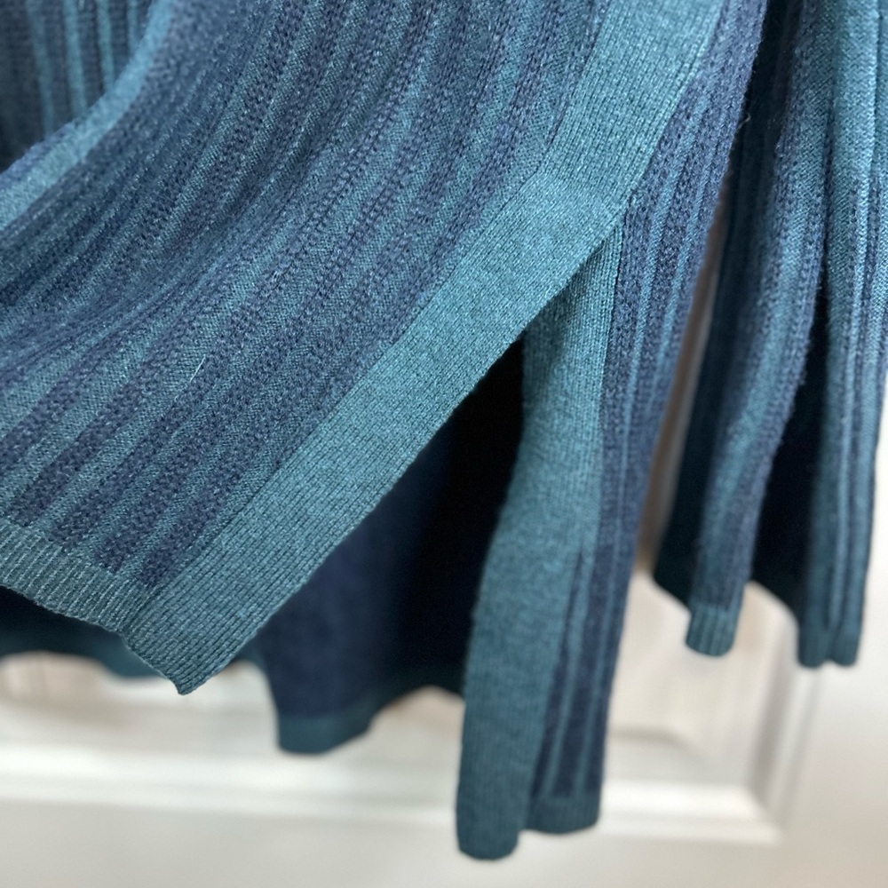 Smartwool Shadow Pine Colorblock Sweater Twilight Blue Heather Women’s Size XL - Picture 5 of 13